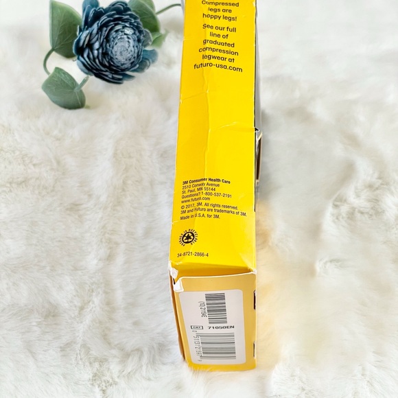 New with tag FUTURO MEDICAL COMPRESSION OPEN TOE KNEE LENGTH STOCKINGS FIRM SZ L - Picture 3 of 3